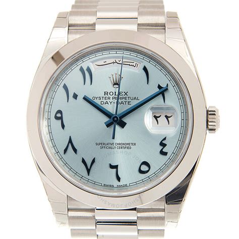 rolex president automatic chronometer arabic dial|jomashop Rolex dial.